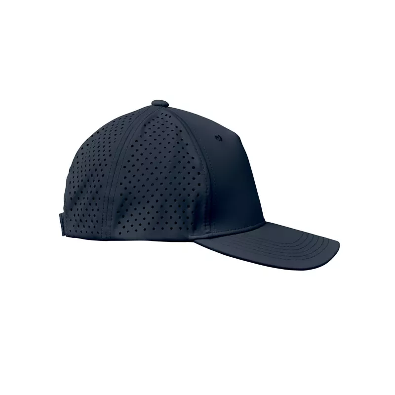 Czapka z daszkiem sportowa 5-panelowa 130 g/m² CAPO - Francuski Granat (MO2543-85)