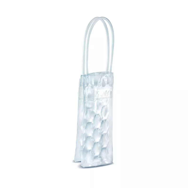 Torba chłodząca na butelkę z PVC BACOOL - Przezroczysty (MO7760-22)