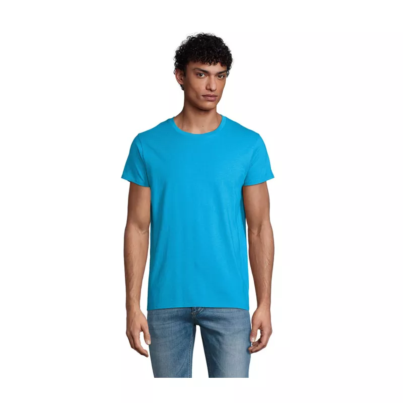 Koszulka męska organiczna 150 g/m² Sol's CRUSADER MEN - Aqua (S03582-AQ)