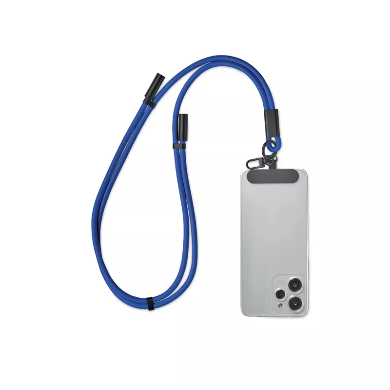 Smycz do telefonu z kablem 60W USB-C COCHARGE - Niebieski (MO2618-37)