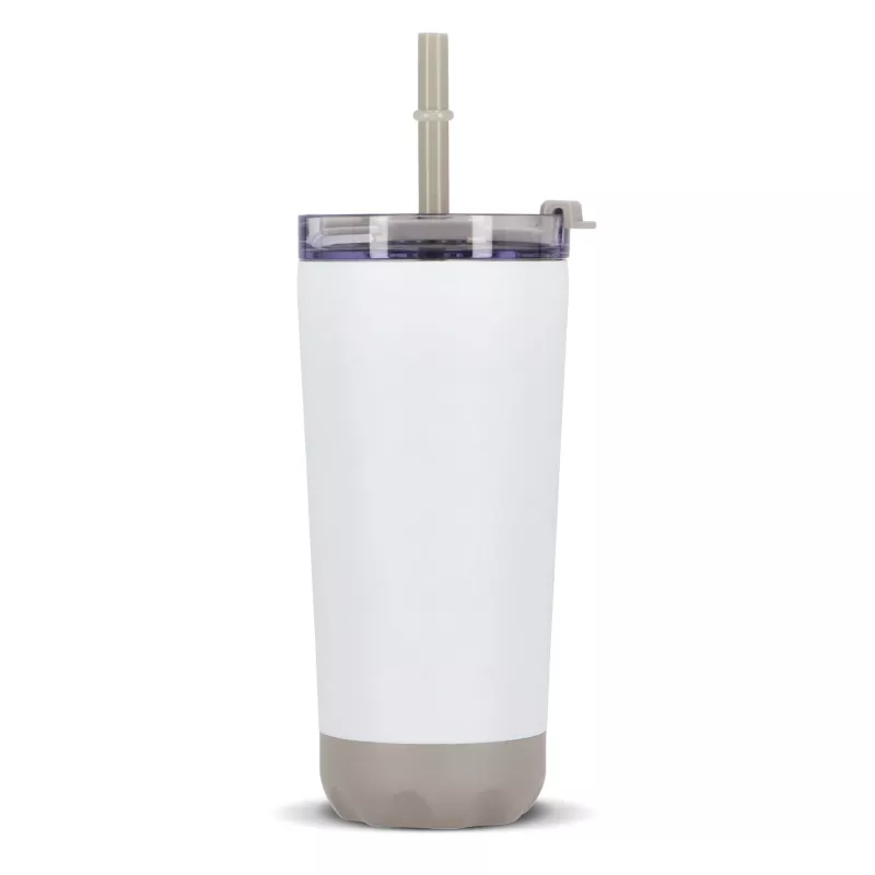Kubek termiczny InSideOut ze stali nierdzewnej o podwójnych ściankach, 600 ml - biały (LT57017-N0001)