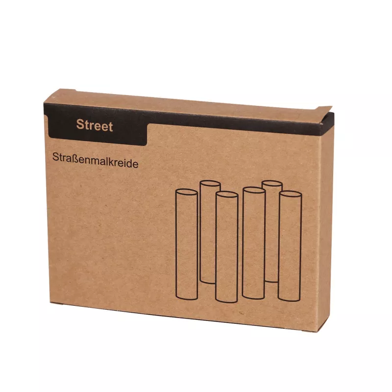 Komplet kolorowej kredy STREET - wielobarwny (56-0504006)