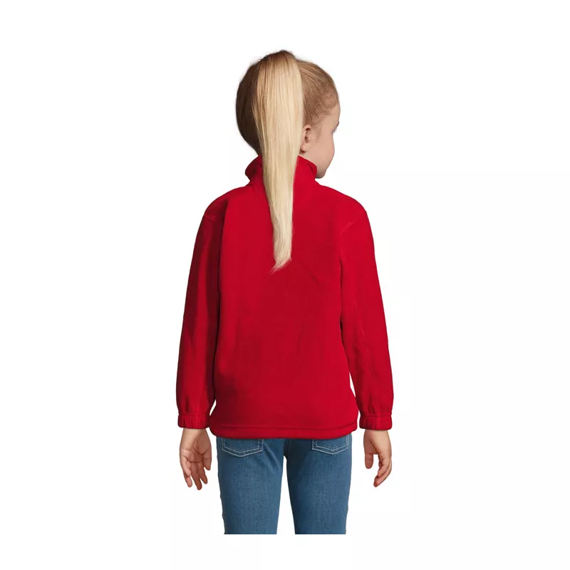 Bluza polarowa dziecięca 300 g/m² Sol's NORTH KIDS - Czerwony (S00589-RD)