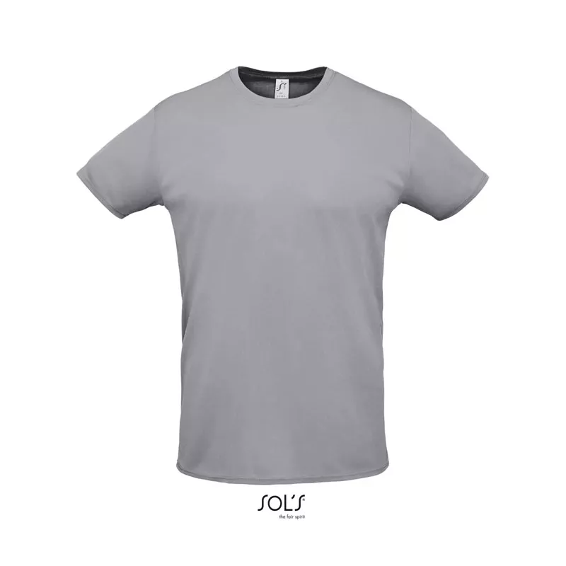 Koszulka sportowa unisex 130 g/m² Sol's SPRINT - Pure Grey (S02995-PG)