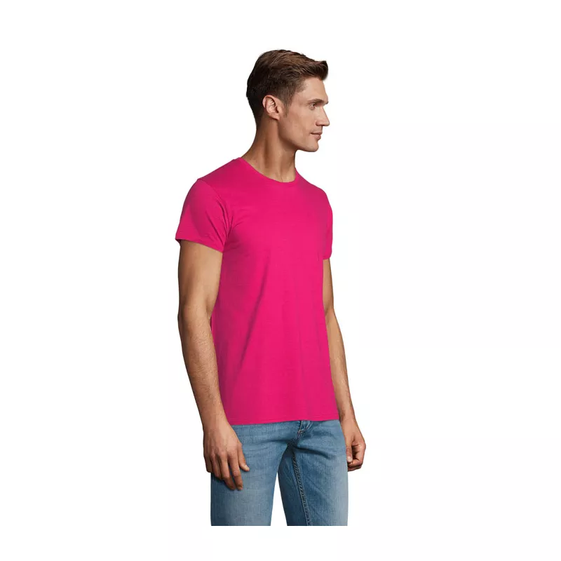 Koszulka męska organiczna 175 g/m² Sol's PIONEER MEN - Fuchsia (S03565-FU)