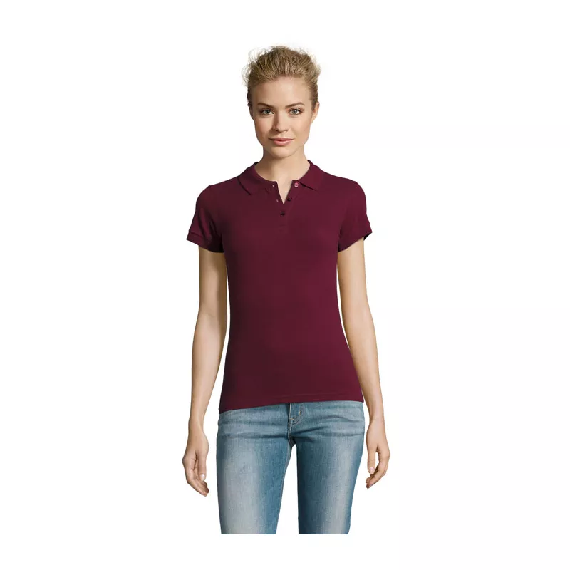 Polo damskie piqué 180 g/m² Sol's PERFECT WOMEN - Burgundy (S11347-BG)
