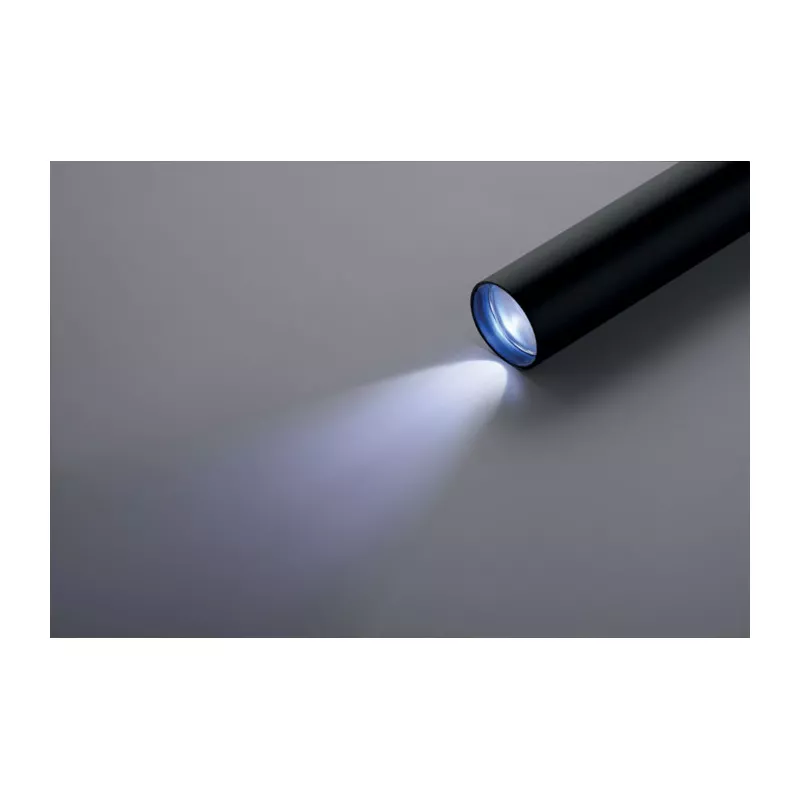 Latarka aluminiowa akumulatorowa 110 lm LUME - Czarny (MO2786-03)
