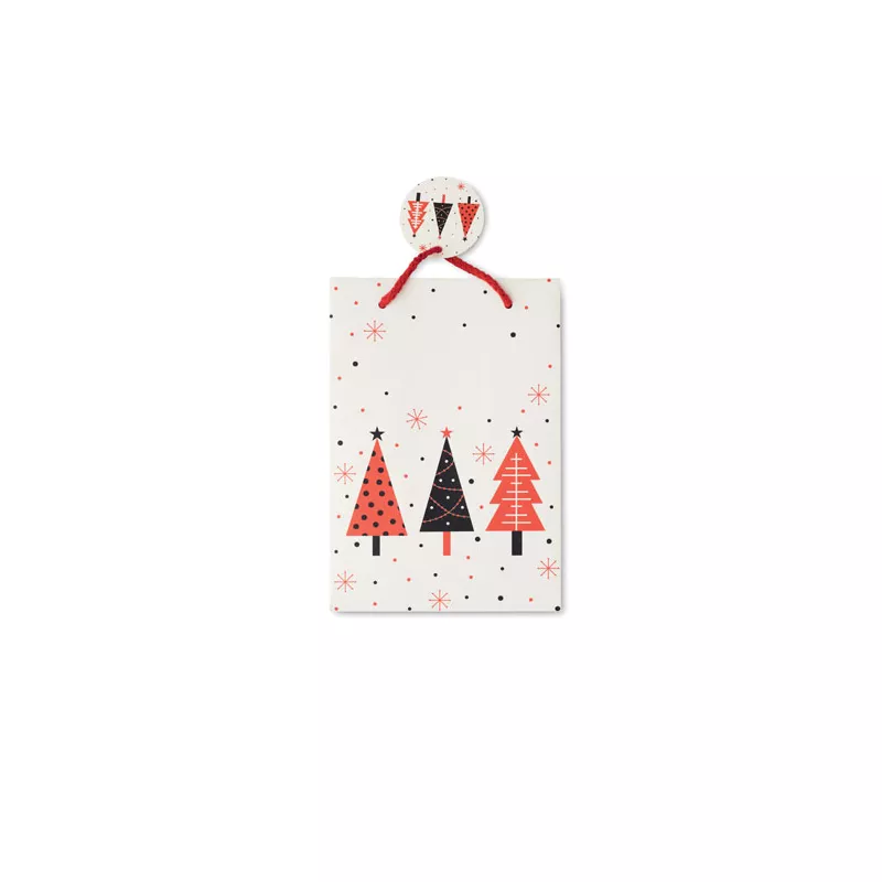 Torba prezentowa papierowa mała 128 g/m² BOSSA SMALL - Bialy (CX1561-06)