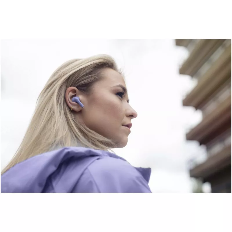 Boompods Echowave True Wireless - bezprzewodowe słuchawki douszne - Jasny fioletowy (12082535)