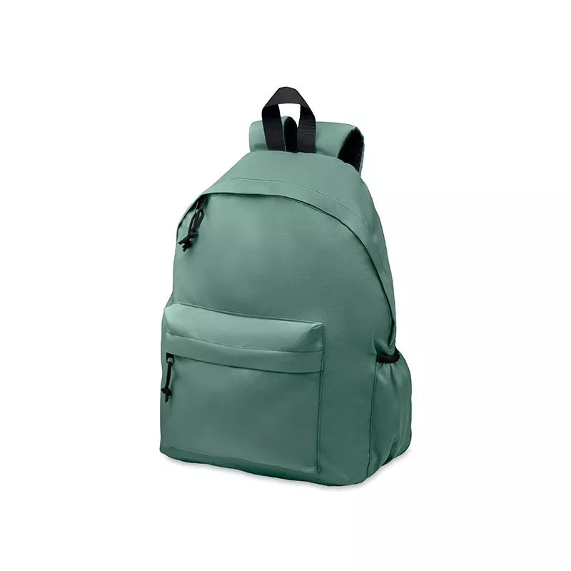 Plecak RPET 600D z wyściełanymi plecami BAPAL+ - Ciemnozielony (MO6703-60)