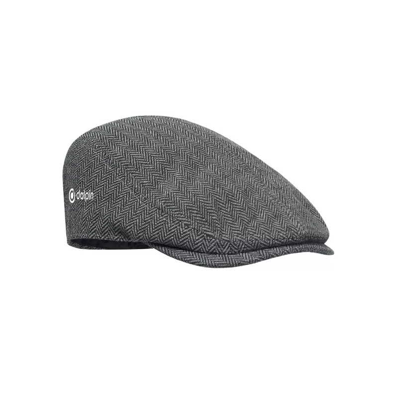 Czapka kaszkiet melanżowa 335 g/m² BLIND PEAK - Szary (MO2966-07)