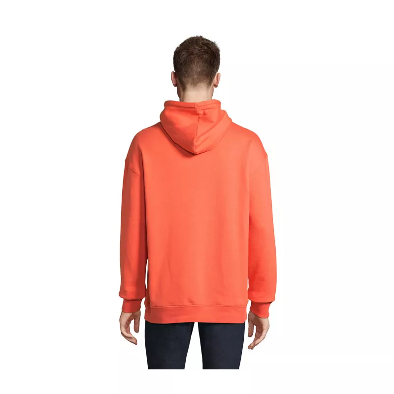 Bluza unisex z kapturem 280 g/m² Sol's CONDOR - Pop Orange (S03815-PO)