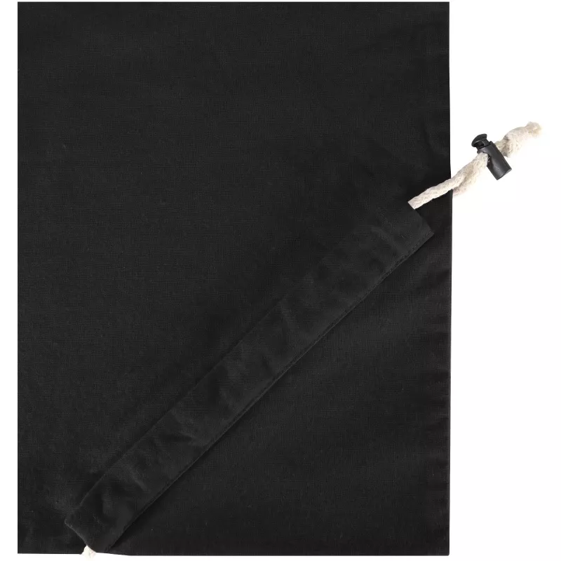Madras Blend - torba na zakupy, wykonana z recyklingowanej baweły o gramaturze 140 g/m² posiadającej certyfikat GRS, składana - Czarny (12080590)