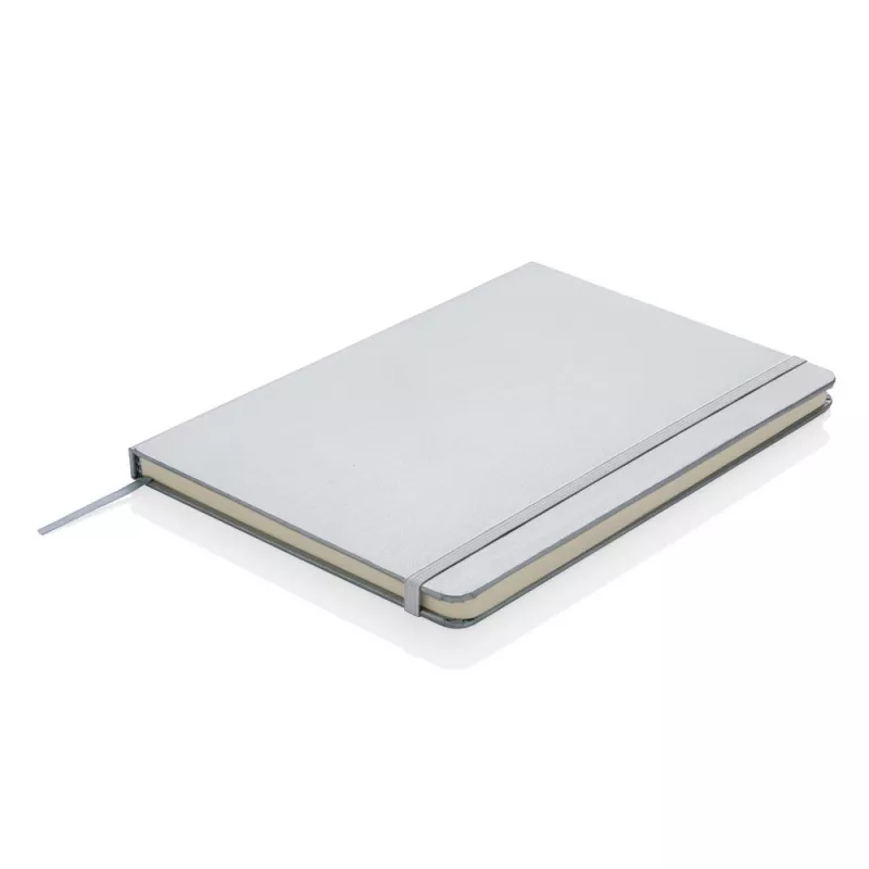 Notatnik A5, twarda okładka - srebrny (P773.212)
