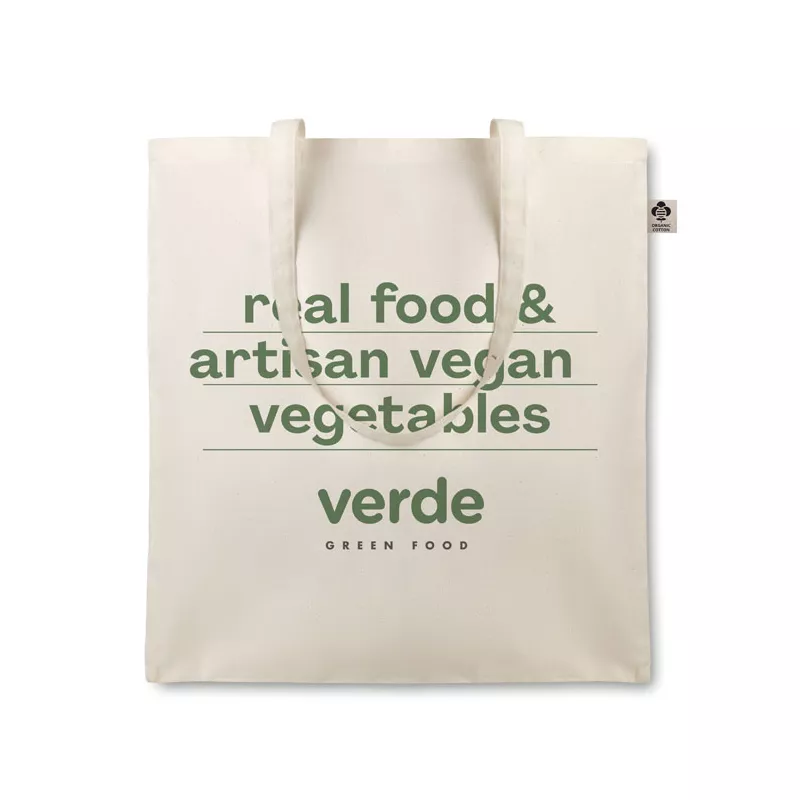 Torba organiczna 38x42 cm 105 g/m² ORGANIC COTTONEL - Bezowy (MO8973-13)