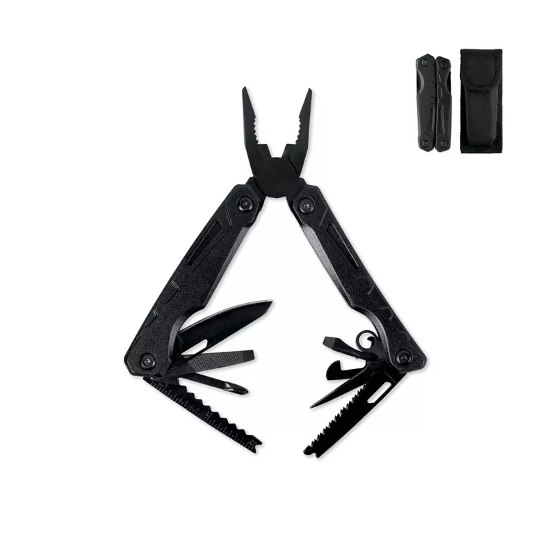 Narzędzie wielofunkcyjne 13 w 1 z etui BLAQUIN - Czarny (MO3129-03)