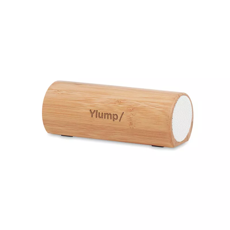 Głośnik w bambusowej obudowie 2x5W SPEAKBOX - Drewna (MO6219-40)