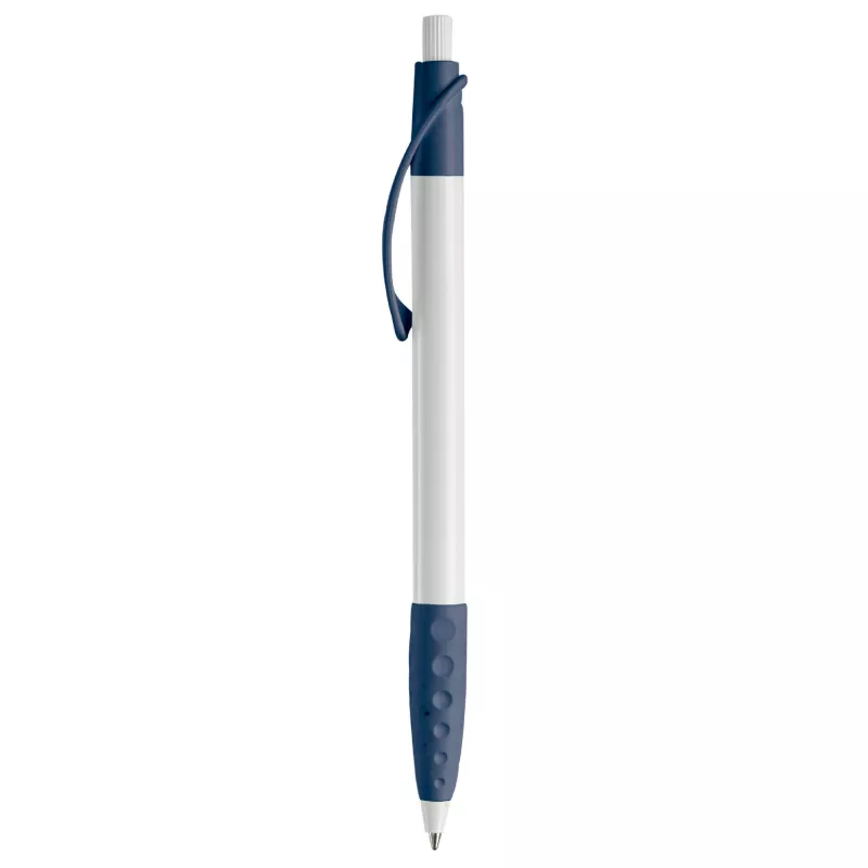 Długopis plastikowy (ABS) Cosmo - biało / ciemnoniebieski (LT87622-N0110)