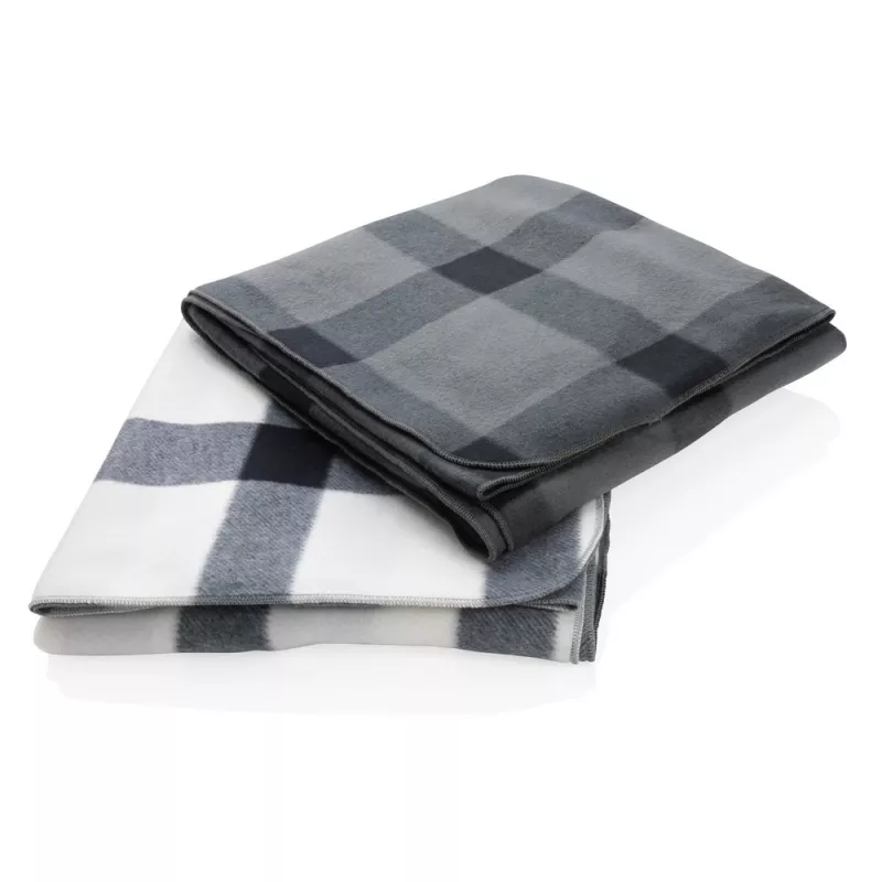 Koc polarowy 127 x 152 cm 180 g/m² - biały (P459.053)