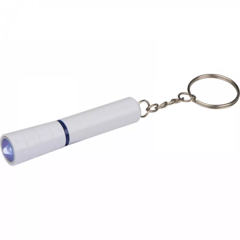 Latarka LED z brelokiem MARIETTA - biały (9073706)