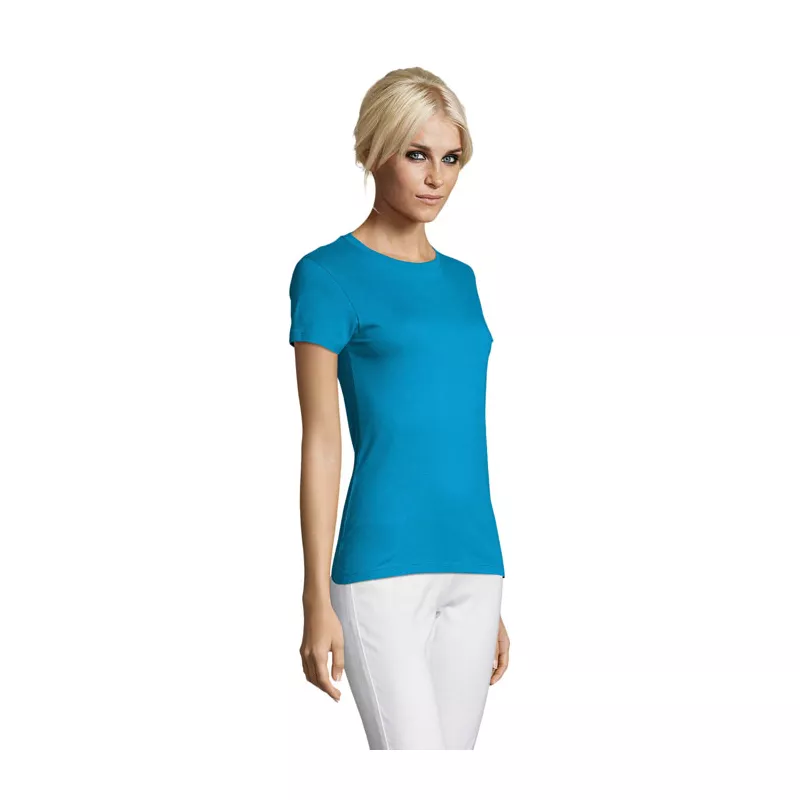 Koszulka damska dopasowana 150 g/m² Sol's REGENT WOMEN - Aqua (S01825-AQ)