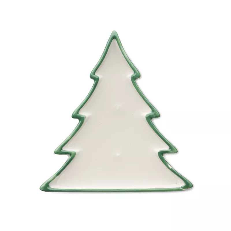 Świeca roślinna w porcelanowej choince 60 g HOLIFIR - Zielony (CX1542-09)