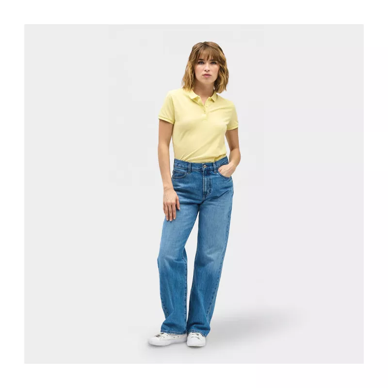 Polo damskie organiczne 170 g/m² Sol's PLANET WOMEN - Jasno Żółty (S03575-LY)