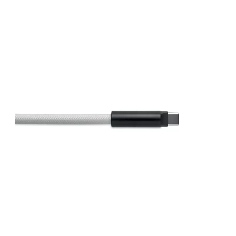 Smycz do telefonu z kablem 60W USB-C COCHARGE - Bialy (MO2618-06)