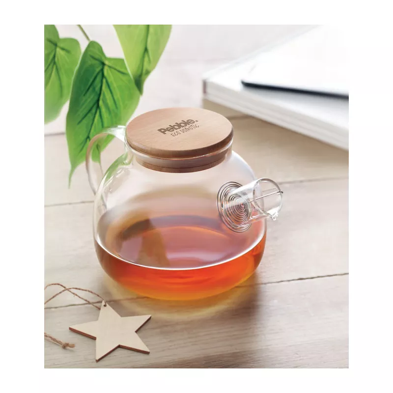 Dzbanek szklany z zaparzaczem 850 ml MUNNAR - Przezroczysty (MO9963-22)