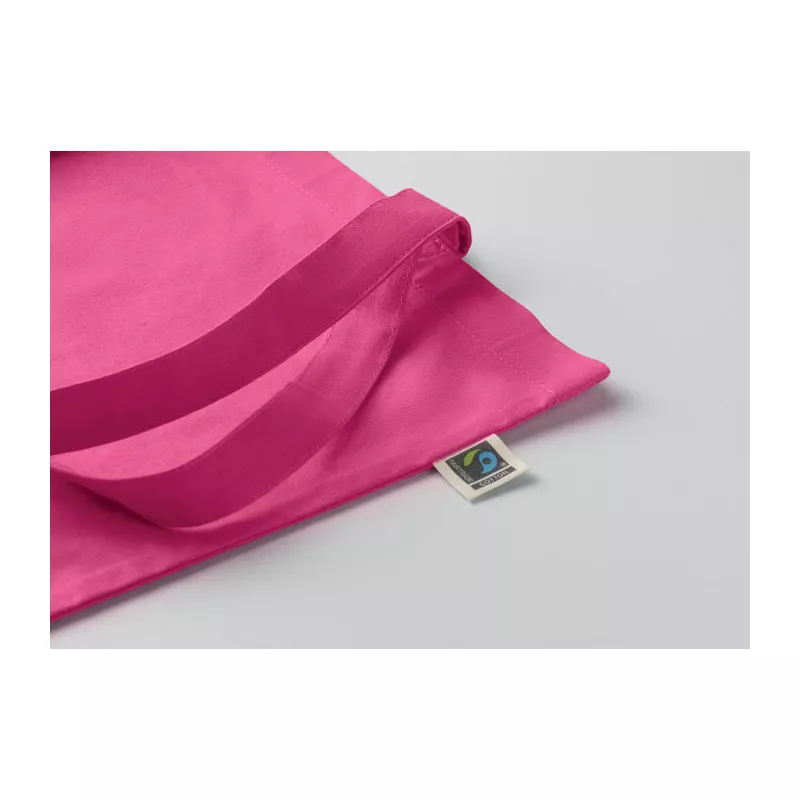 Torba bawełniana Fairtrade 180 g/m² OSOLE+ COLOUR - Fuksja (MO2589-38)