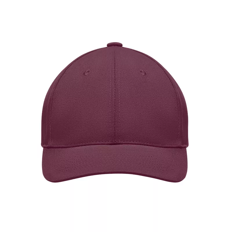 Czapka z daszkiem 6-panelowa 270 g/m² TEKAPO - Burgund (MO9643-02)