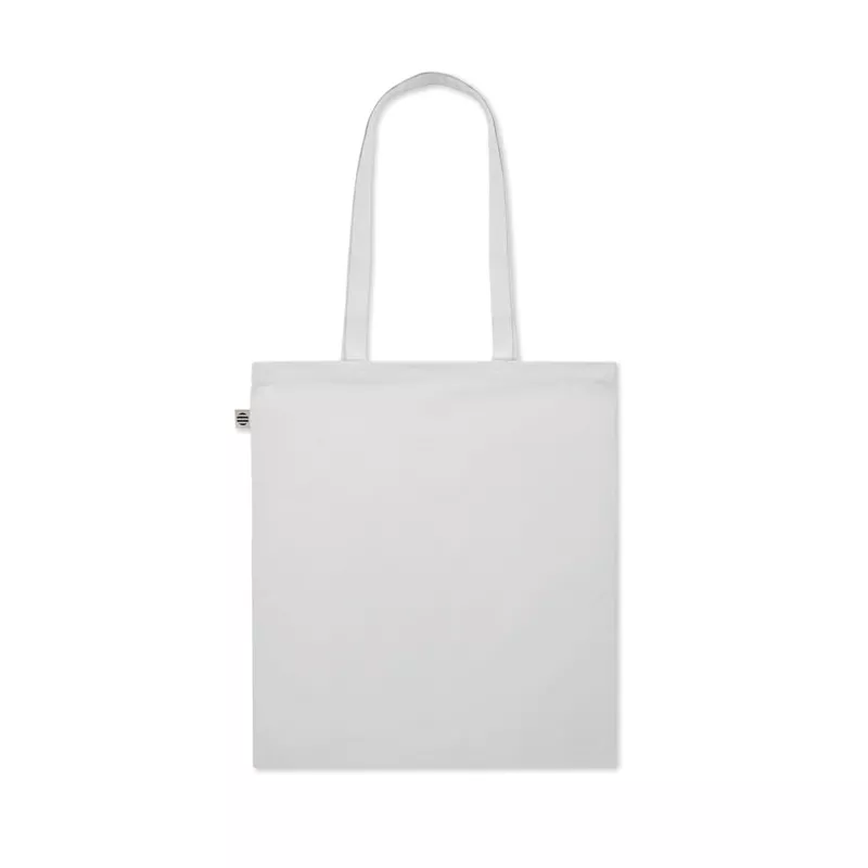 Torba na zakupy z bawełny organicznej 180 g/m² ONEL - Bialy (MO6711-06)