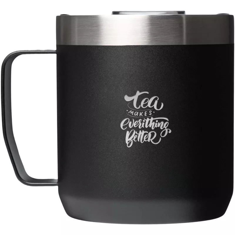 Kubek kempingowy Stanley Everyday 350 ml ze stali nierdzewnej - Czarny (10094990)