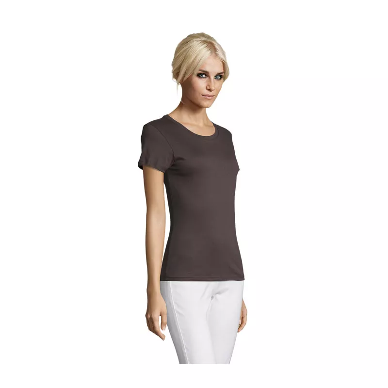 Koszulka damska dopasowana 150 g/m² Sol's REGENT WOMEN - Ciemny Szary (S01825-DG)