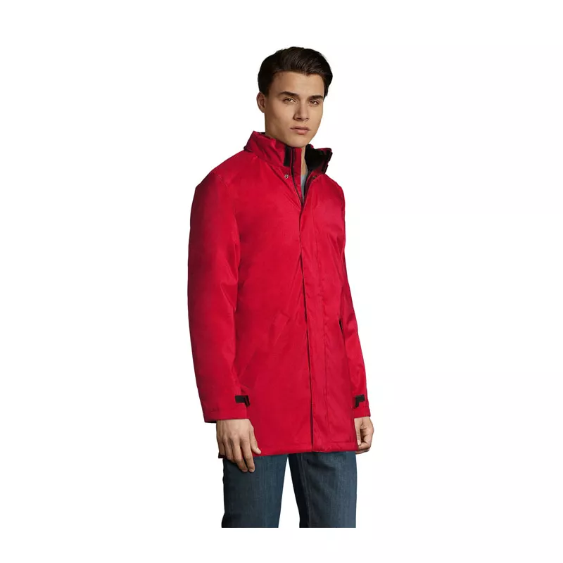 Kurtka unisex ocieplana z kapturem Sol's ROBYN - Czerwony (S02109-RD)