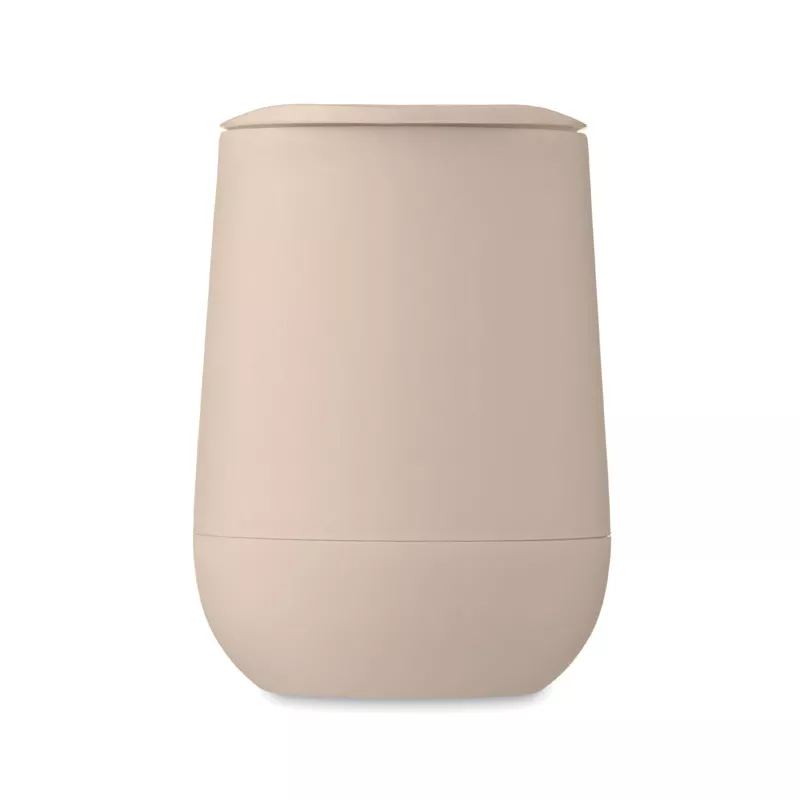 Kubek dwuścienny z PP 300 ml GO - Bezowy (MO2444-13)