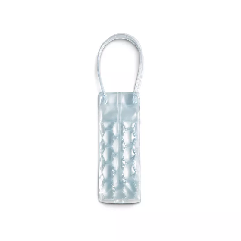 Torba chłodząca na butelkę z PVC BACOOL - Przezroczysty (MO7760-22)
