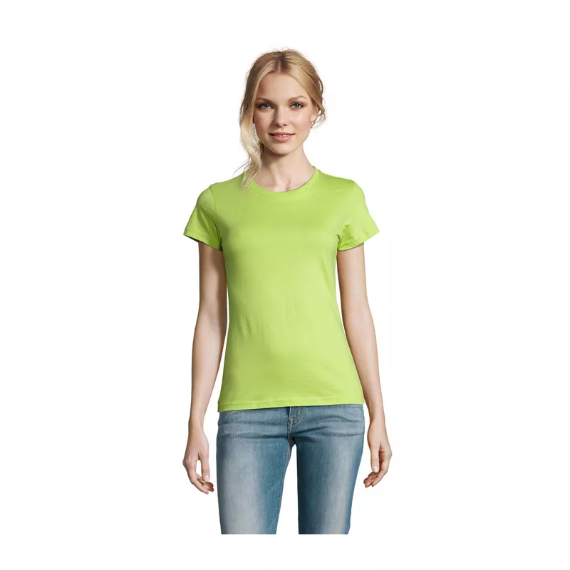 Koszulka damska 190 g/m² Sol's IMPERIAL WOMEN - Apple Green (S11502-AG)