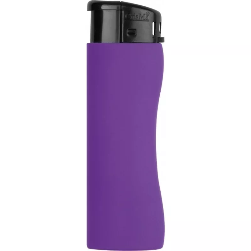 Zapalniczka soft touch MOUSCRON - fioletowy (377712)