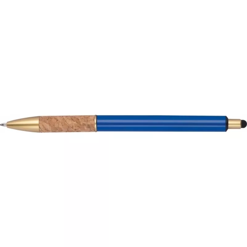 Długopis metalowy touch pen CAPRI - niebieski (369004)