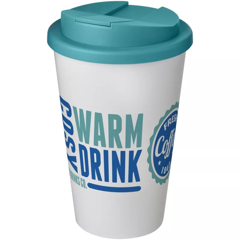 Americano® 350 ml tumbler with spill-proof lid - Biały-Morski (21069504)