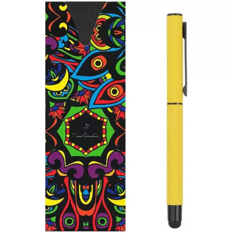 Pióro kulkowe touch pen soft touch CELEBRATION Pierre Cardin - żółty (B0300600IP308)