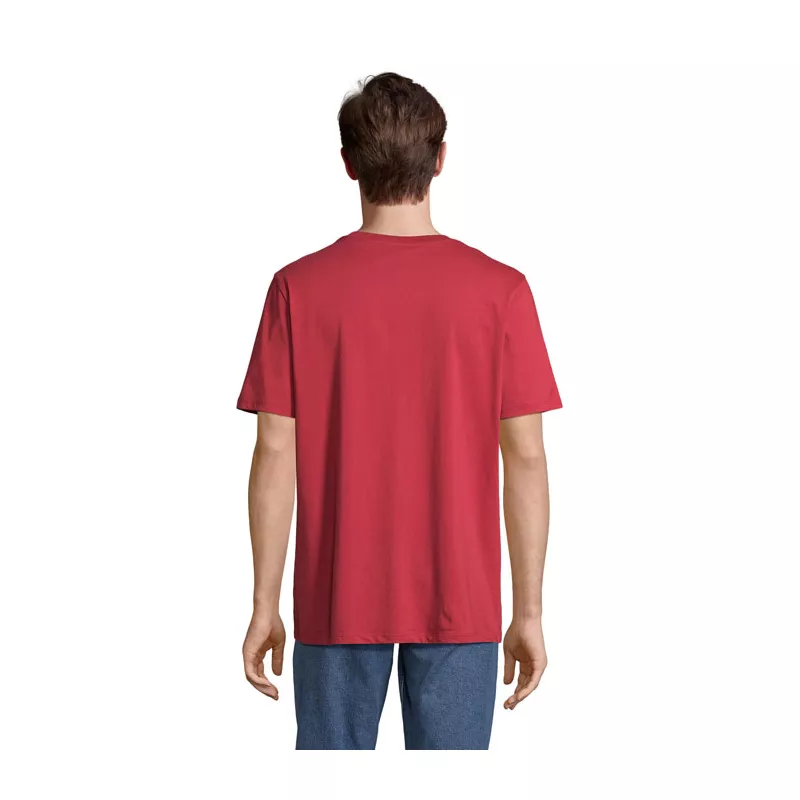 Koszulka unisex organiczna 175 g/m² Sol's LEGEND - Folk Red Twin (S03981-FR)