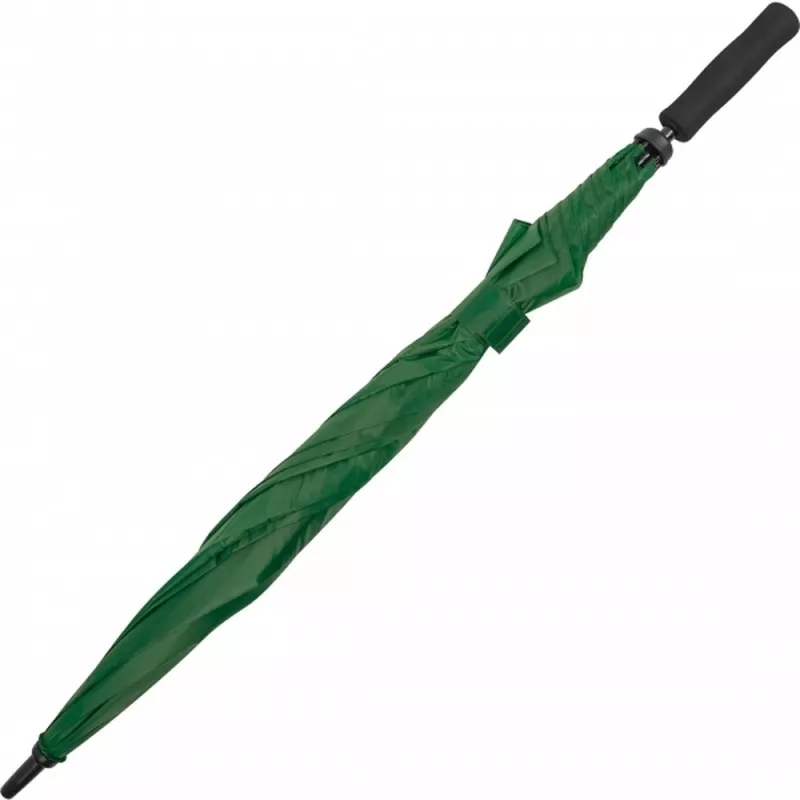 Parasol manualny XL Ø133 cm HURRICAN - ciemnozielony (518799)