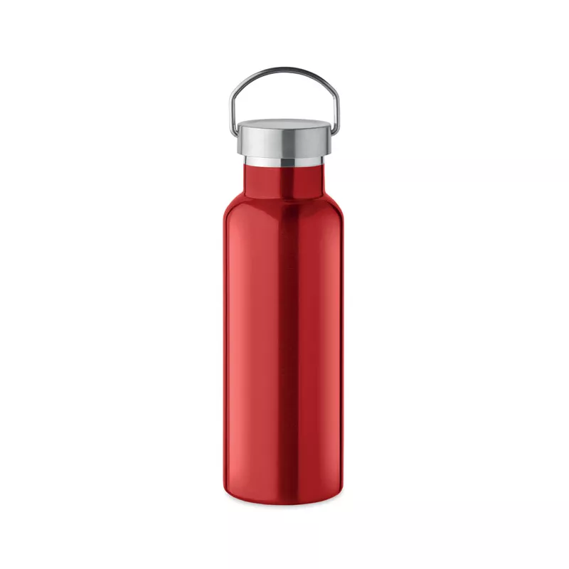 Butelka termiczna z recyklingu 500 ml FLORENCE - Czerwony (MO2107-05)