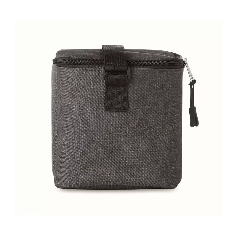 Torba termiczna na 6 puszek z RPET CUBA - Czarny (MO6150-03)