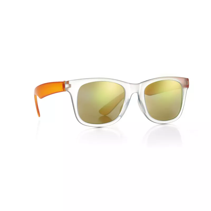 Okulary przeciwsłoneczne lustrzane UV400 AMERICA TOUCH - Pomaranczowy (MO8652-10)