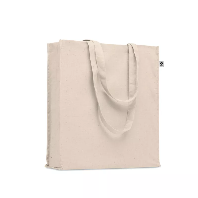 Torba na zakupy z bawełny organicznej 220 g/m² BENTE - Bezowy (MO2196-13)