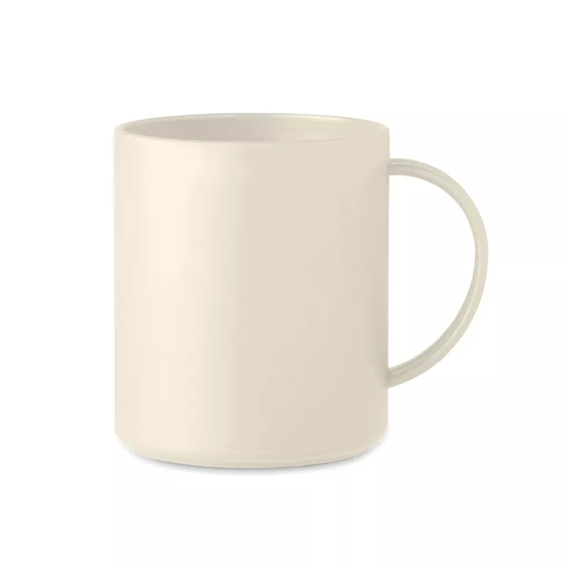 Kubek z PP wielokrotnego użytku 300 ml MONDAY - Bezowy (MO6256-13)