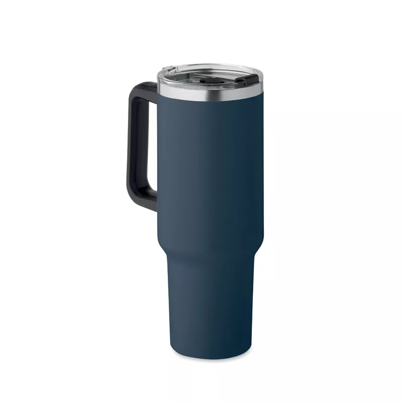 Kubek termiczny stalowy ze słomką 1200 ml SUMA - Francuski Granat (MO2327-85)